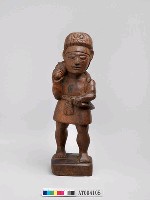 藏品(木雕人像)的圖片